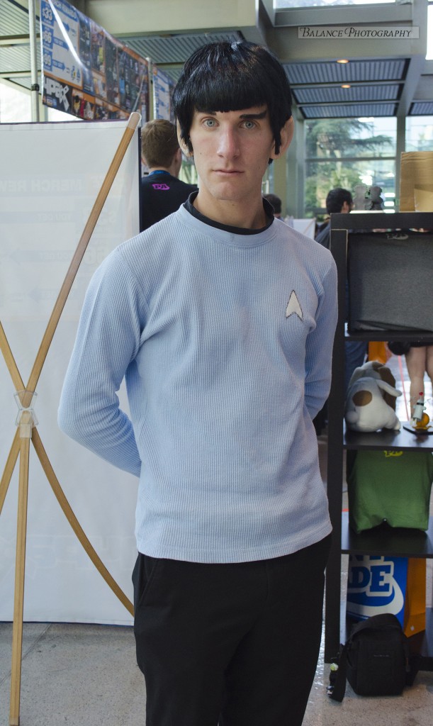 I was very shocked to see a Spock cosplayer, but I was happy to see it.