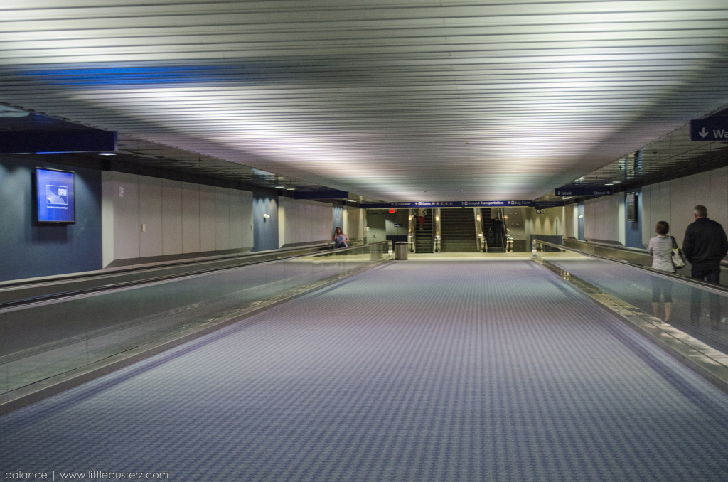 The DFW airport had this really long hallway that made me wanna go FAS